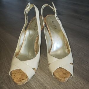 Guess Slingback Patent Heels
